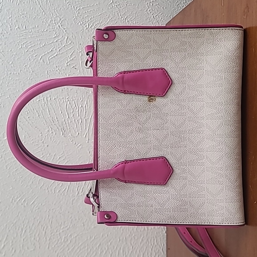 Michael Kors Marilyn MK Monogram Logo Womens Satchel Crossbody Tote Purse Small - Picture 7 of 16
